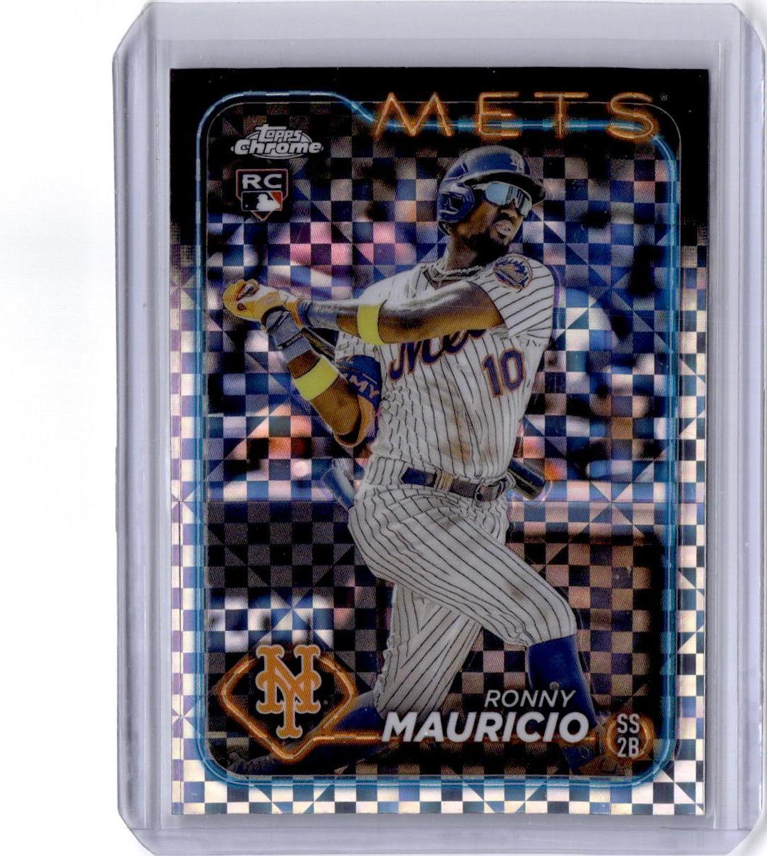 2024 Topps Chrome #28 Ronny Mauricio X-Fractors