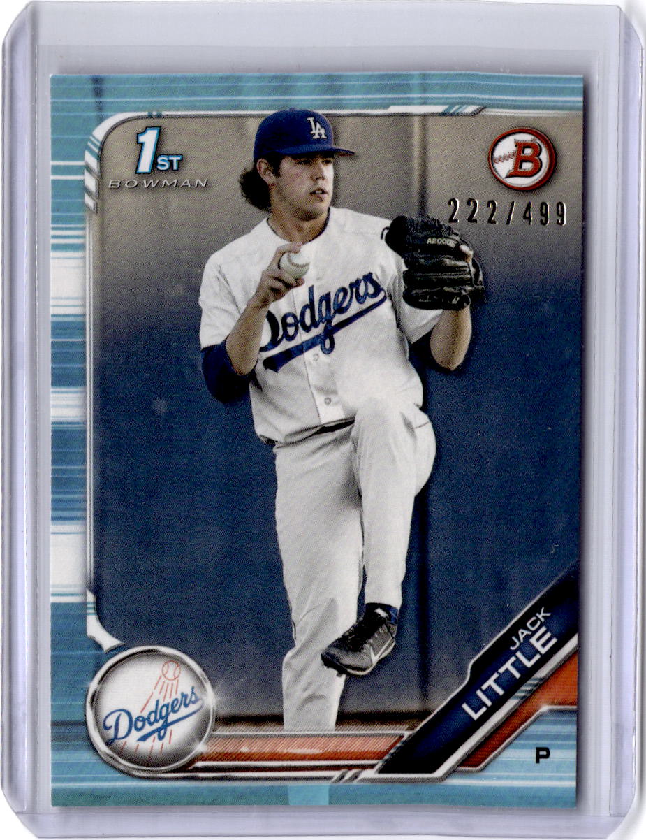 2019 Bowman Draft #BD-43 Jack Little Sky Blue #/499