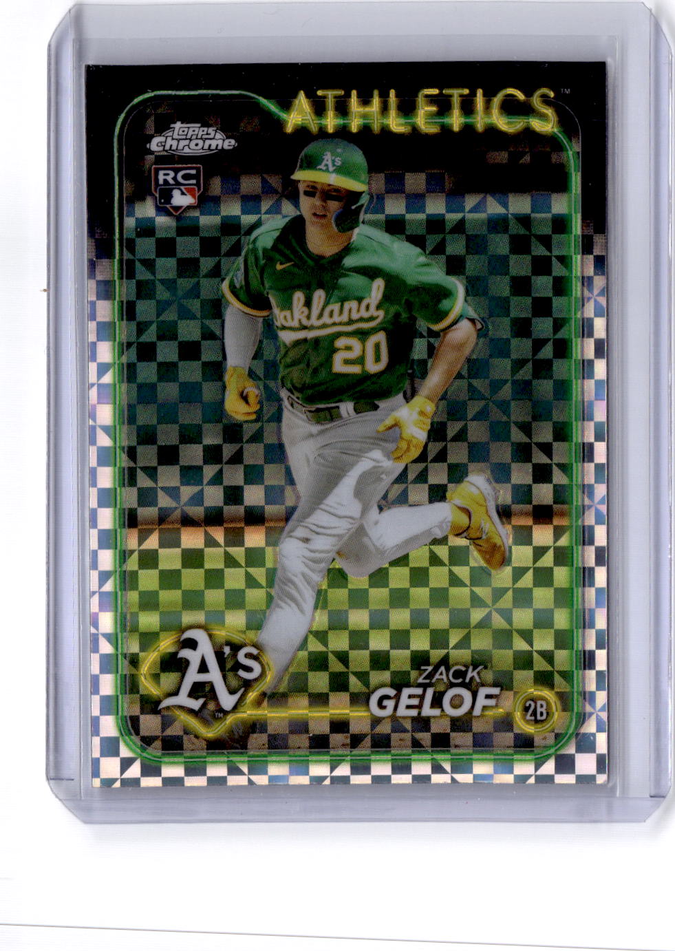 2024 Topps Chrome #282 Zack Gelof X-Fractors