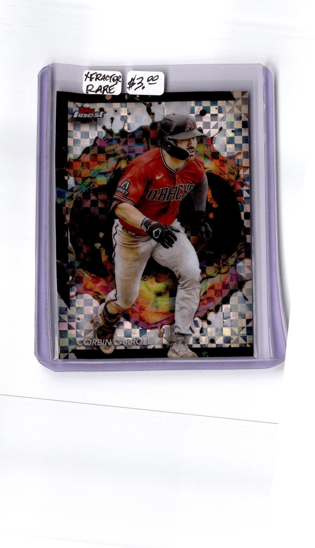 2024 Finest #280 Corbin Carroll Checkerboard Refractors