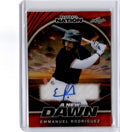 2025 Leaf Baseball Nation Emmanuel Rodriguez New Dawn Autographs Lava Orange 1/1