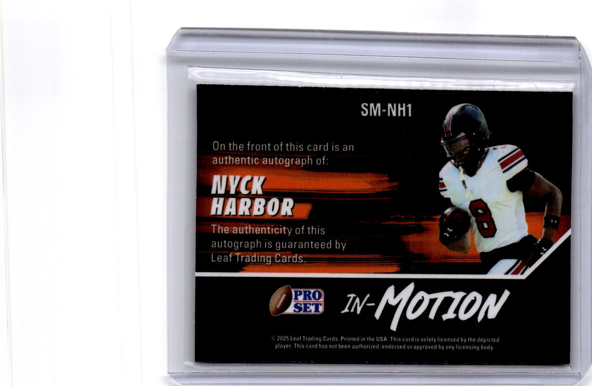 2025 Pro Set Metal #BA-NH1 Nyck Harbor Base Autographs Crystals Galaxy