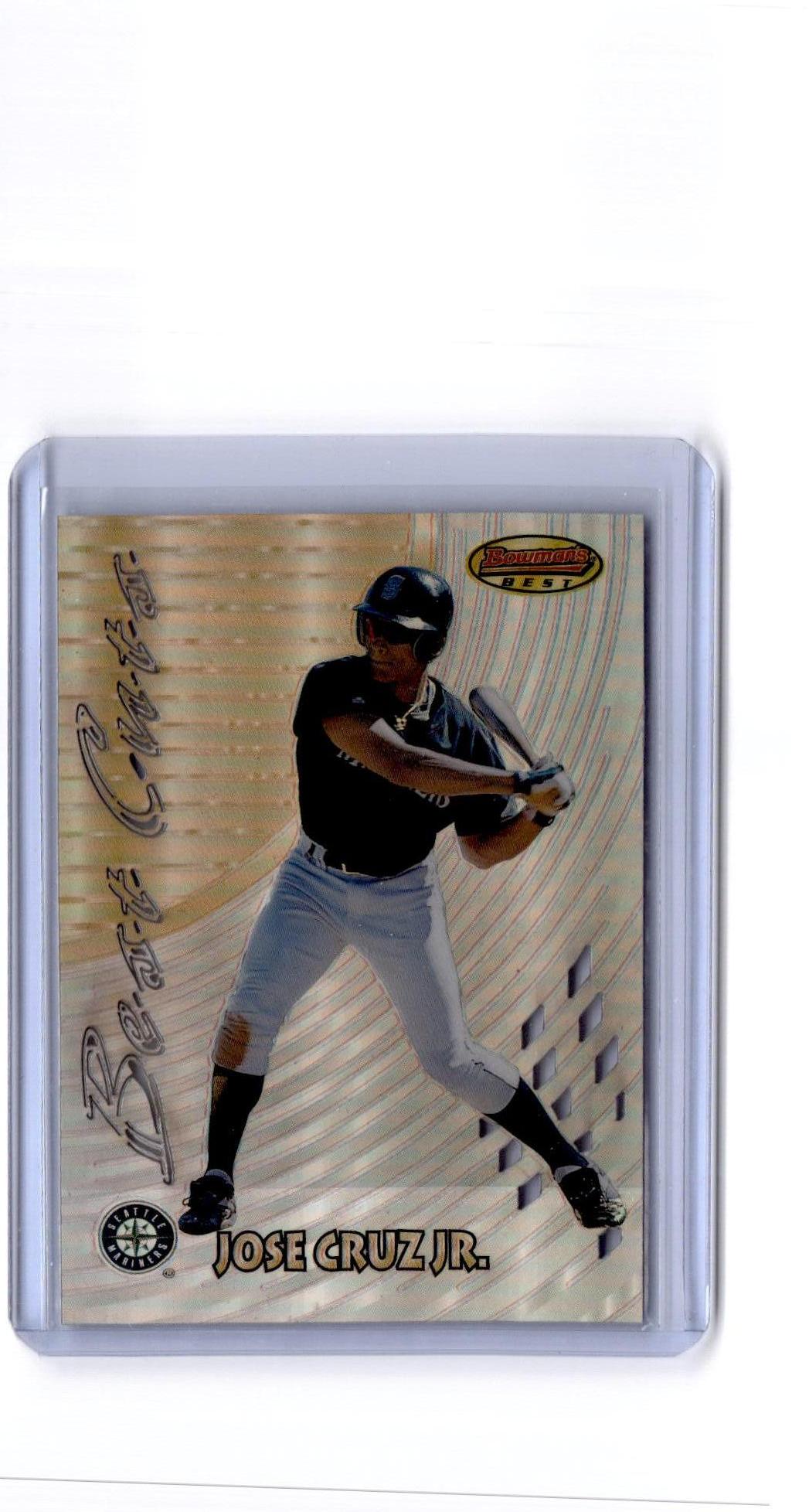 1997 Bowman's Best #BC11 Jose Cruz Jr. Best Cuts Refractor