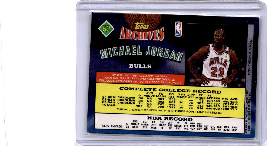 1992-93 Topps Archives #52 Michael Jordan