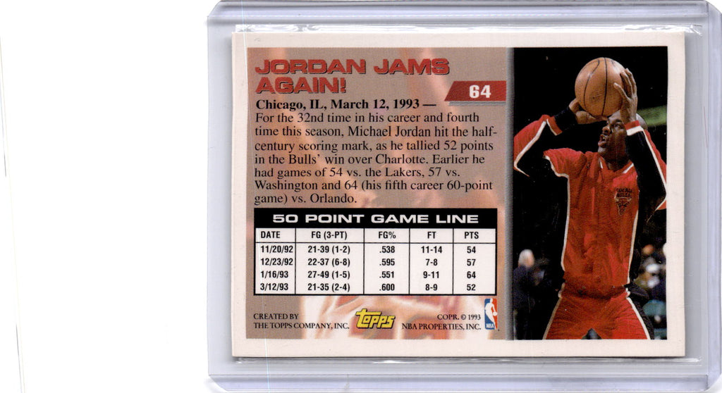 1993-94 Topps #64 Michael Jordan