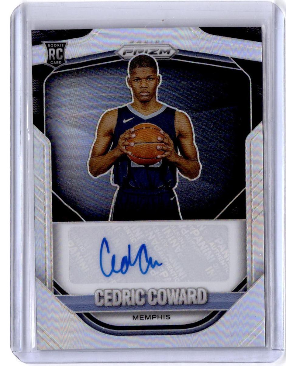 2025-26 Panini Prizm Cedric Coward Prizm Autographs Prizm