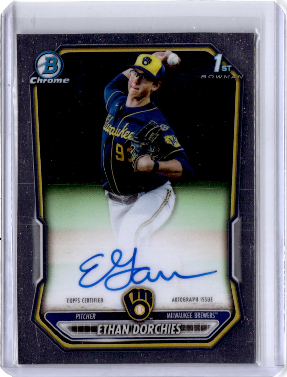 2026 Bowman #CPA-EDO Ethan Dorchies Chrome Prospect Autographs