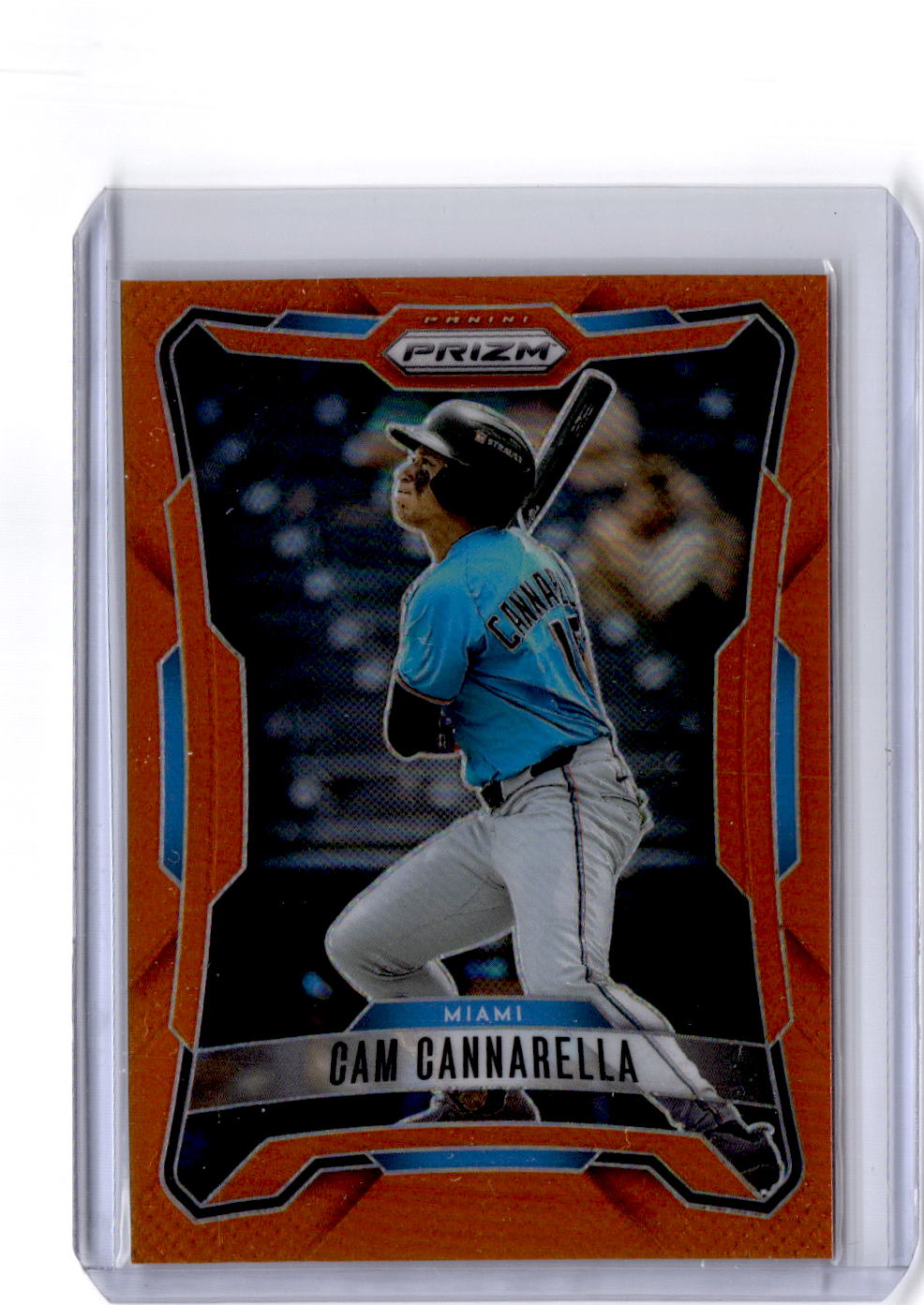 2026 Panini Prizm #140 Cam Cannarella Orange Prizm #/249