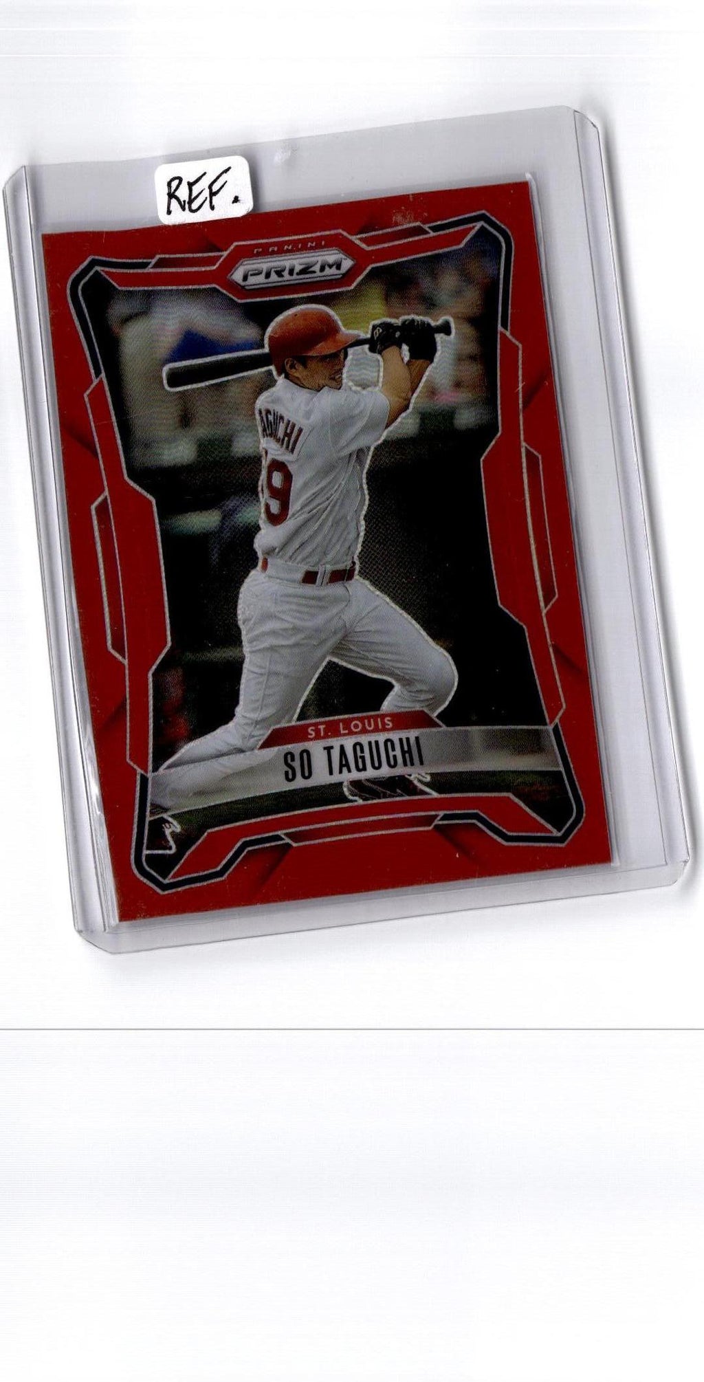 2026 Panini Prizm #232 So Taguchi Red Prizm #/299