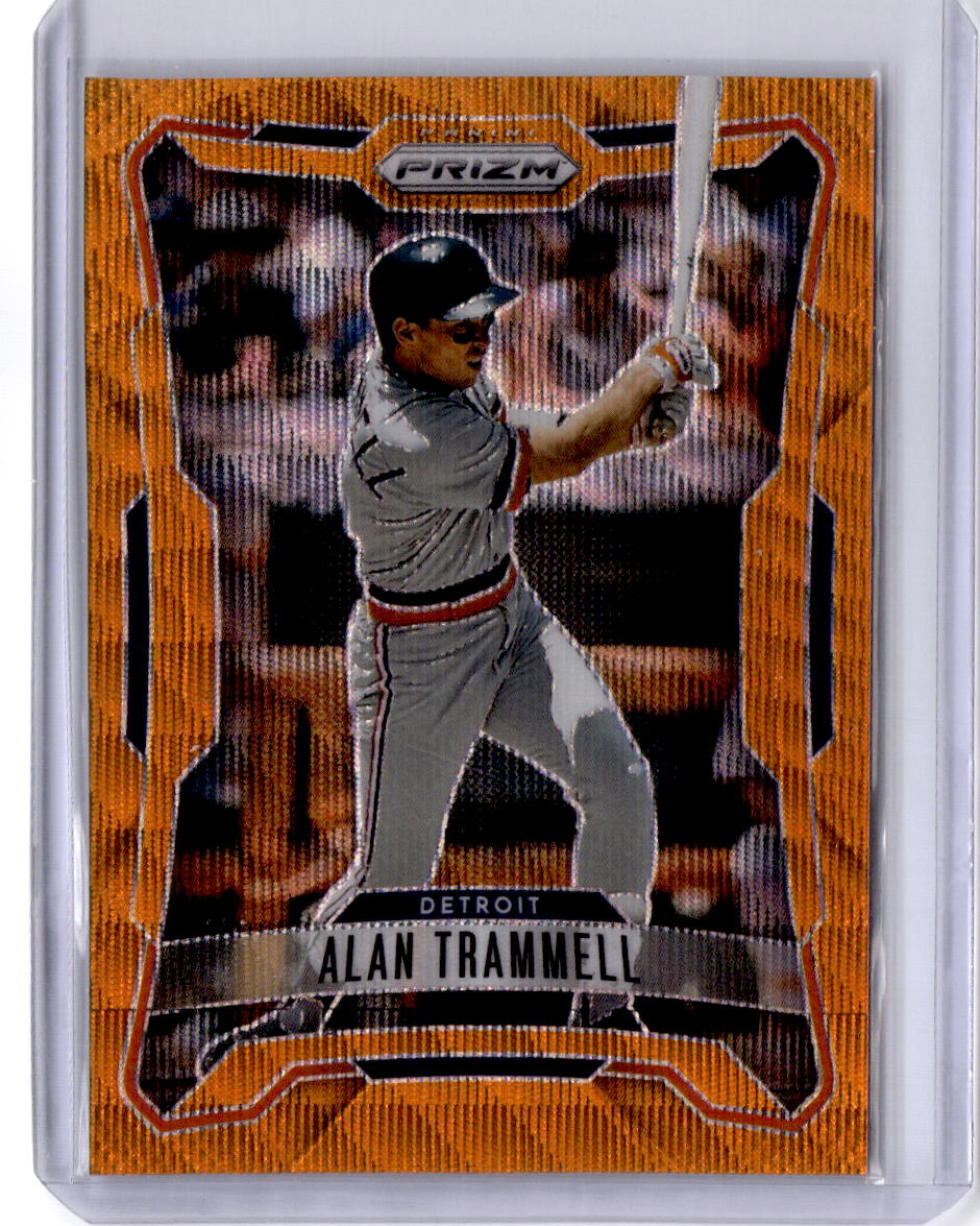 2026 Panini Prizm #248 Alan Trammell Orange Wave Prizm #/49