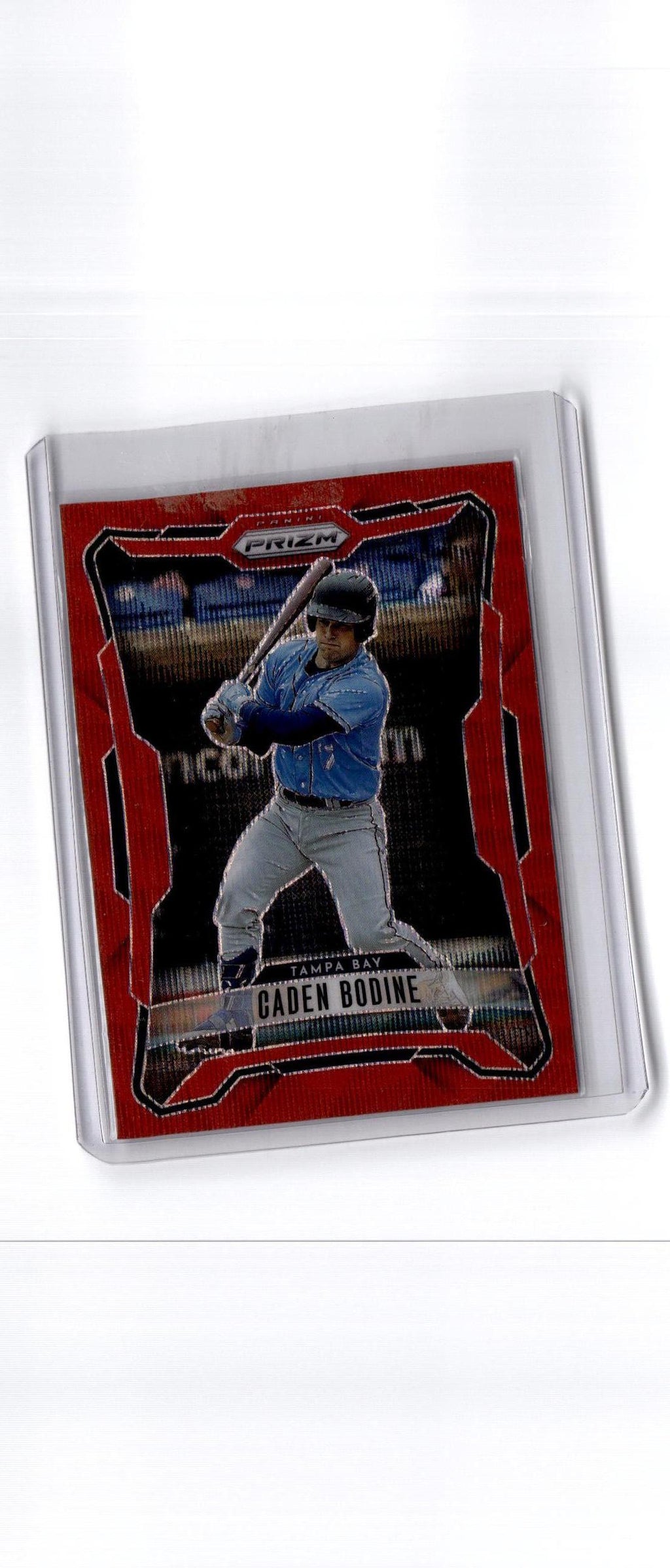 2026 Panini Prizm #121 Caden Bodine Ruby Wave Prizm