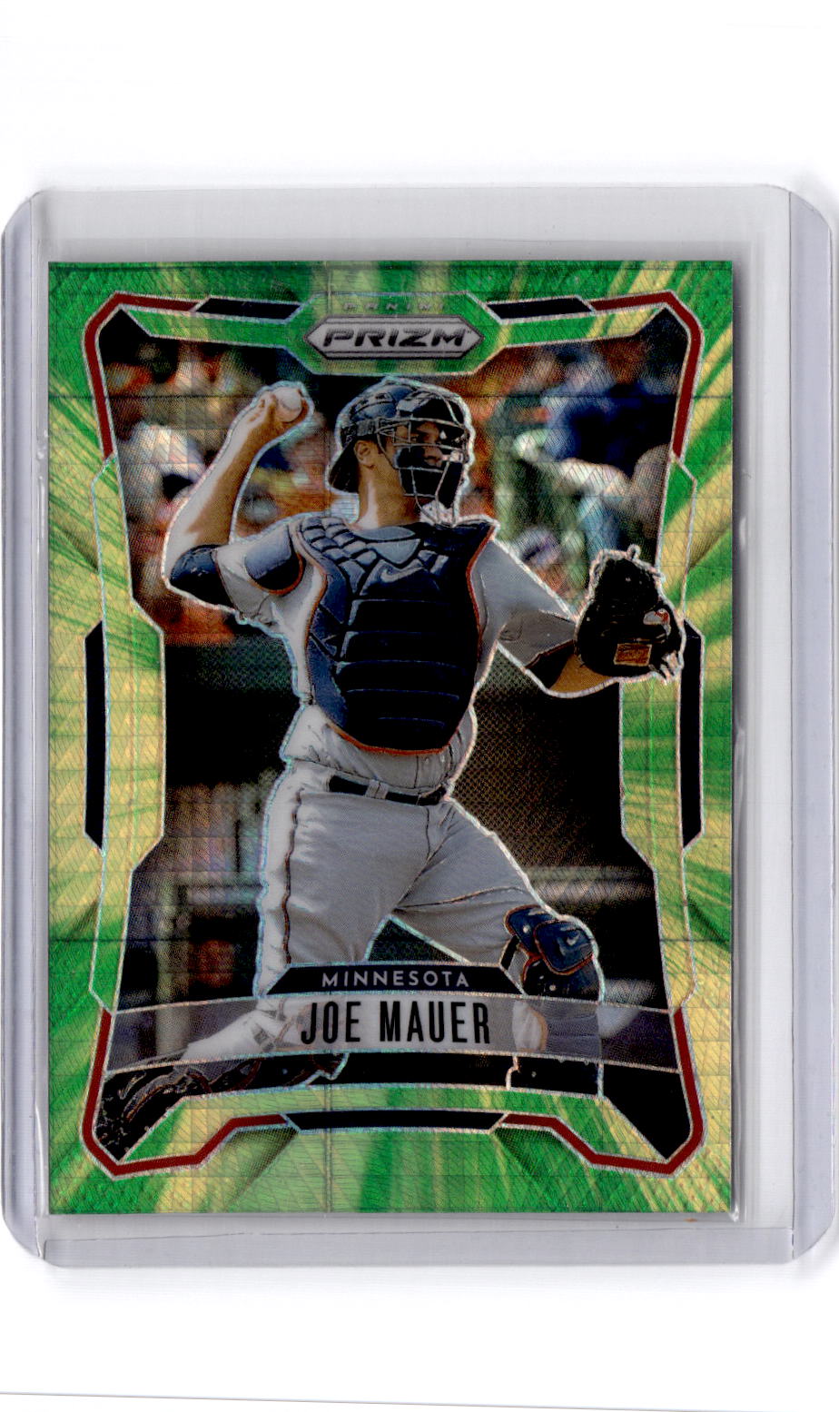 2026 Panini Prizm #26 Joe Mauer Hyper Prizm #/175