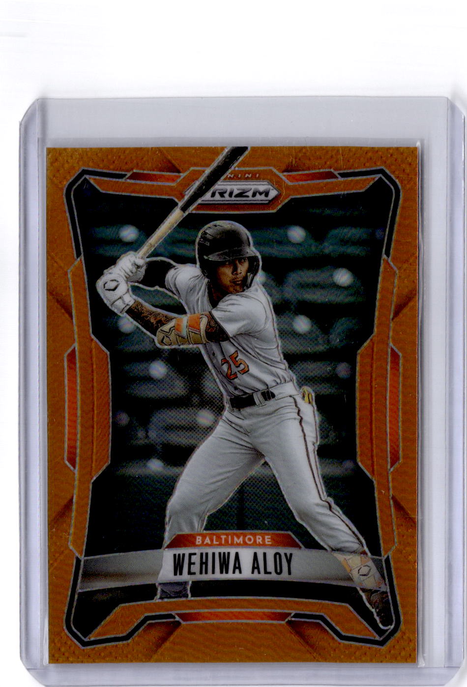2026 Panini Prizm #75 Wehiwa Aloy Orange Prizm #/249