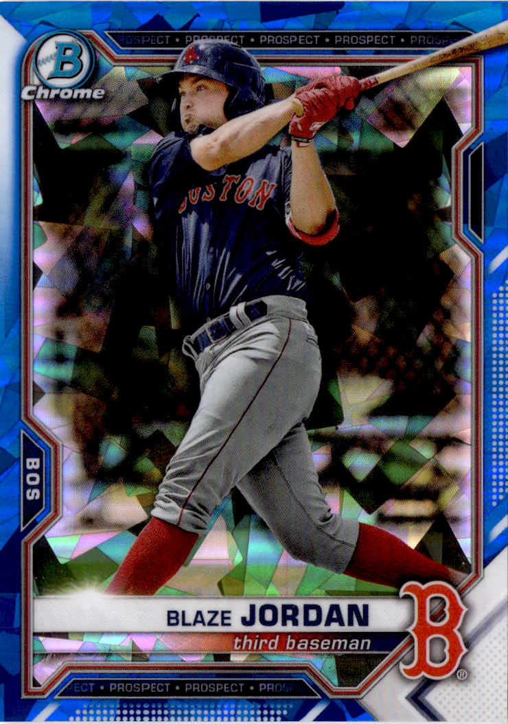 2021 Bowman Draft Sapphire Edition #BDC-182 Blaze Jordan