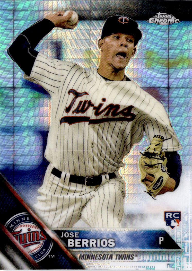 2016 Topps Chrome #99 Jose Berrios Prism Refractor