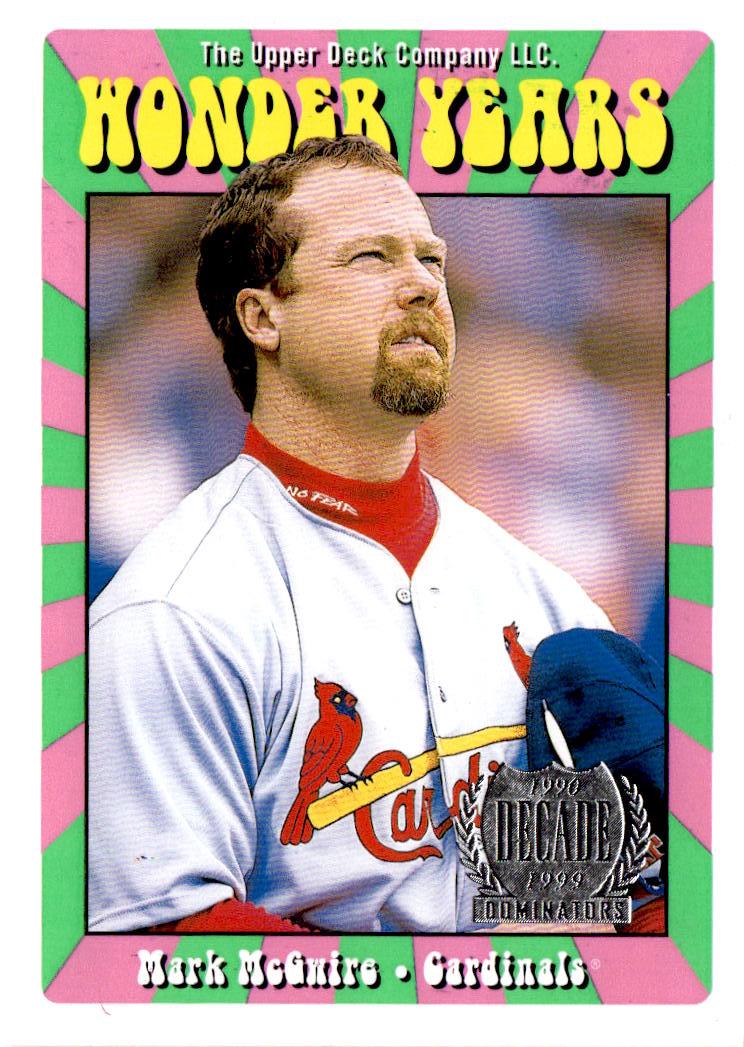 1999 Upper Deck #WY19 Mark McGwire Wonder Years