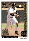 1999 Upper Deck #X7 Barry Bonds 10th Anniversary Team