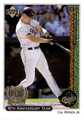 1999 Upper Deck #X5 Cal Ripken Jr. 10th Anniversary Team