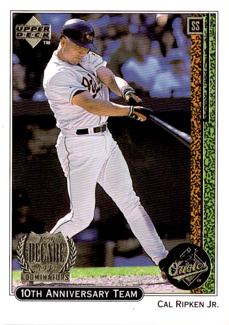 1999 Upper Deck #X5 Cal Ripken Jr. 10th Anniversary Team