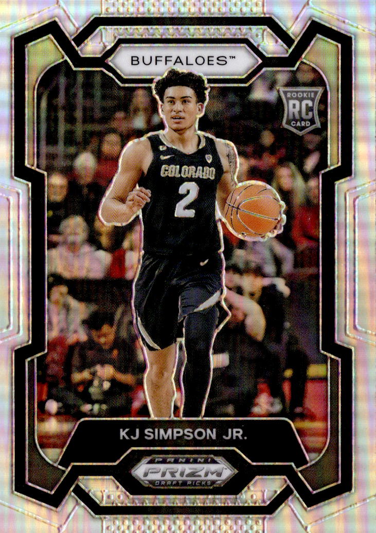 2024 Panini Prizm Draft Picks #93 KJ Simpson Jr. Prizms Silver