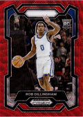 2024-25 Panini Prizm #250 Rob Dillingham Prizms Ruby Wave