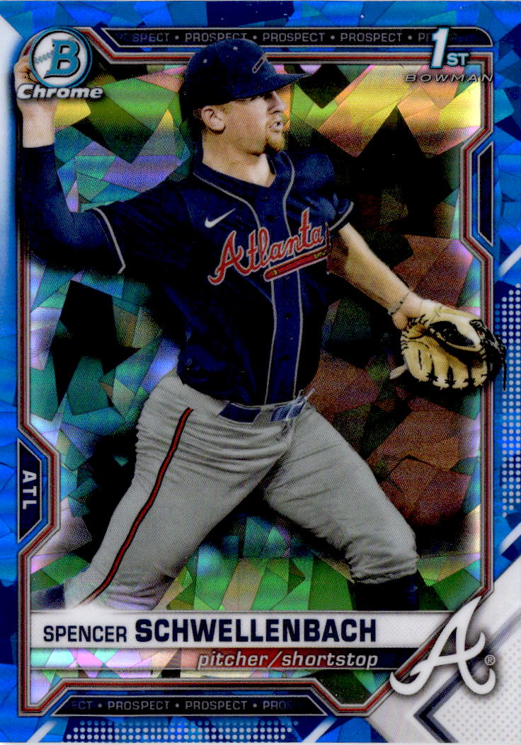 2021 Bowman Draft Sapphire Edition #BDC-44 Spencer Schwellenbach