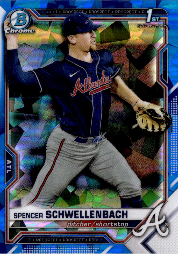 2021 Bowman Draft Sapphire Edition #BDC-44 Spencer Schwellenbach