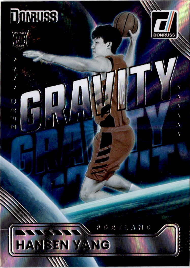 2025-26 Donruss #10 Hansen Yang Zero Gravity
