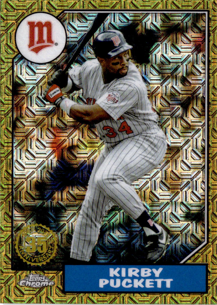 2022 Topps Kirby Puckett 1987 Topps Baseball Anniversary Chrome  (Series Two)