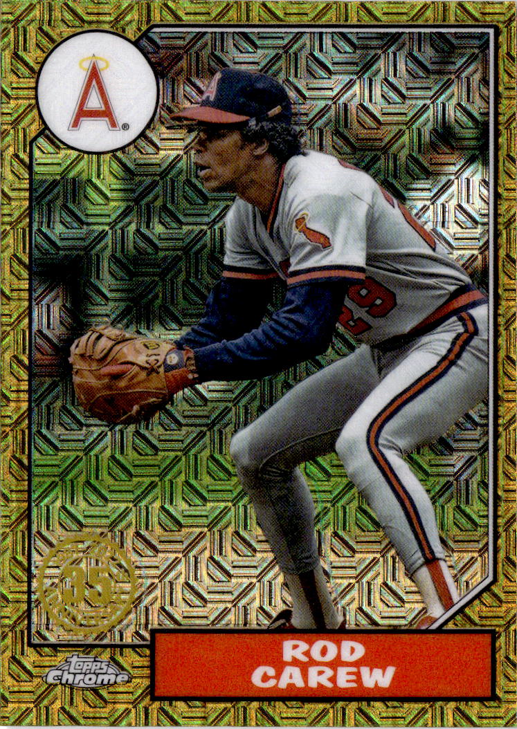 2022 Topps Rod Carew 1987 Topps Baseball 35th Anniversary Chrome (Series Two)