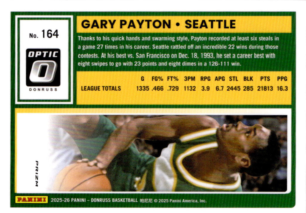 2025-26 Donruss #164 Gary Payton Holo