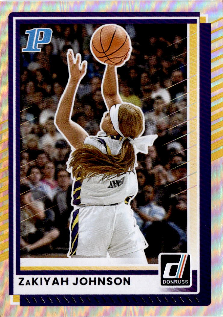 2025-26 Donruss #60 ZaKiyah Johnson Holo