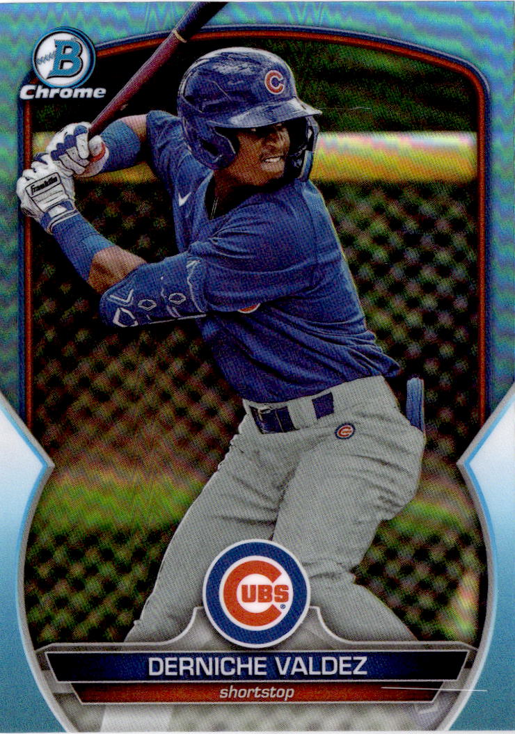 2023 Bowman Draft #BD-169 Derniche Valdez Sky Blue #/499