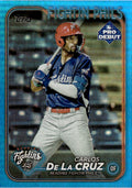 2024 Topps Pro Debut #PD-51 Carlos De La Cruz Blue Foil #/150