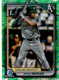 2024 Bowman #BCP-136 Myles Naylor Chrome Prospects Lunar Glow Refractors