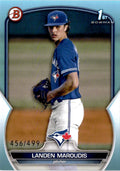 2023 Bowman Draft #BD-138 Landen Maroudis Sky Blue #/499