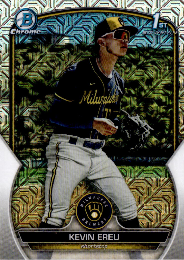 2023 Bowman Chrome #BCP-229 Kevin Ereu Prospects Mojo Refractor