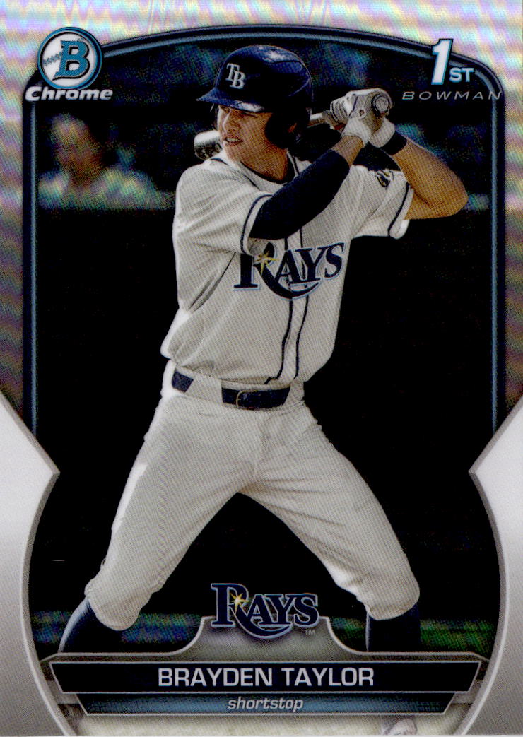 2023 Bowman Draft #BDC-60 Brayden Taylor Chrome Refractor