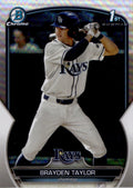 2023 Bowman Draft #BDC-60 Brayden Taylor Chrome Refractor