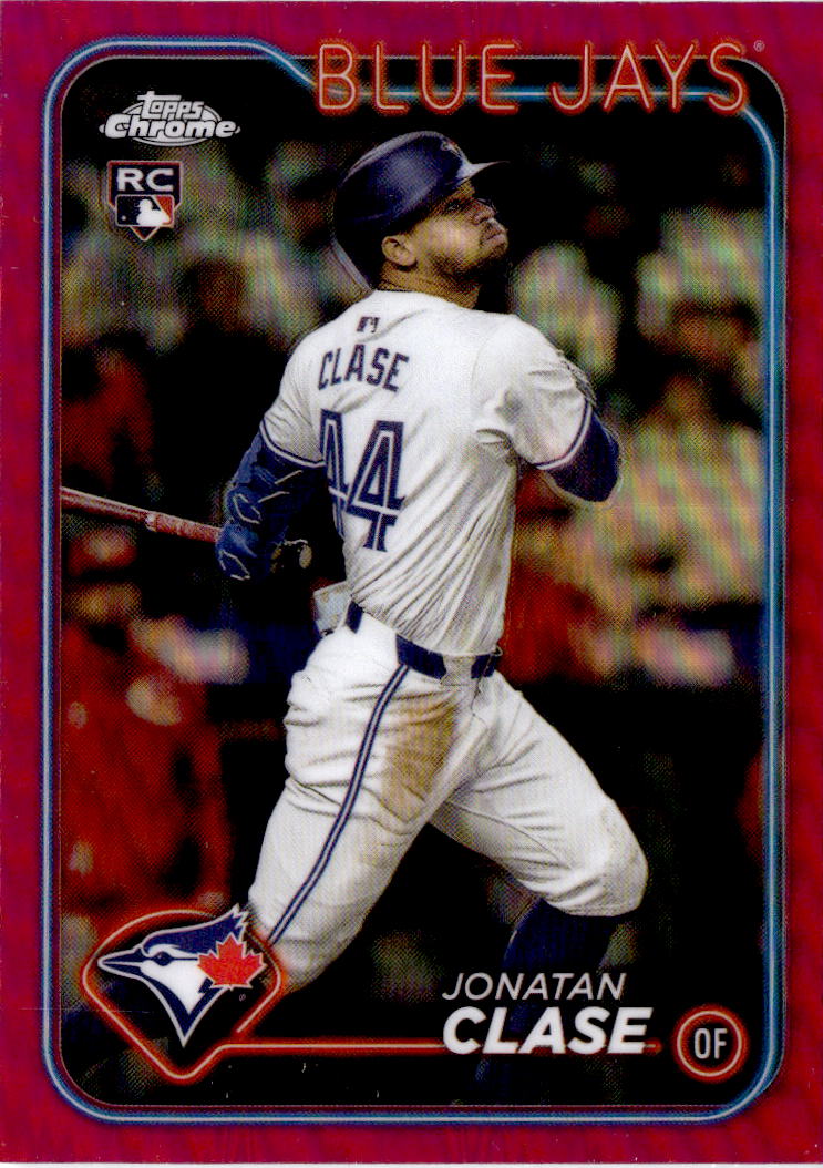 2024 Topps Chrome Update #USC147 Jonatan Clase Magenta Refractors #/399