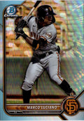 2022 Bowman Draft #BDC-129 Marco Luciano Chrome Sky Blue Refractor