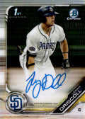 2019 Bowman Draft Logan Driscoll Chrome Draft Pick Autographs Refractors/499