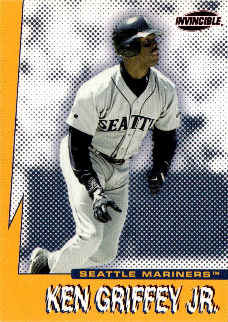 1999 Pacific Invincible #17b Ken Griffey Jr. Seismic Force : Action