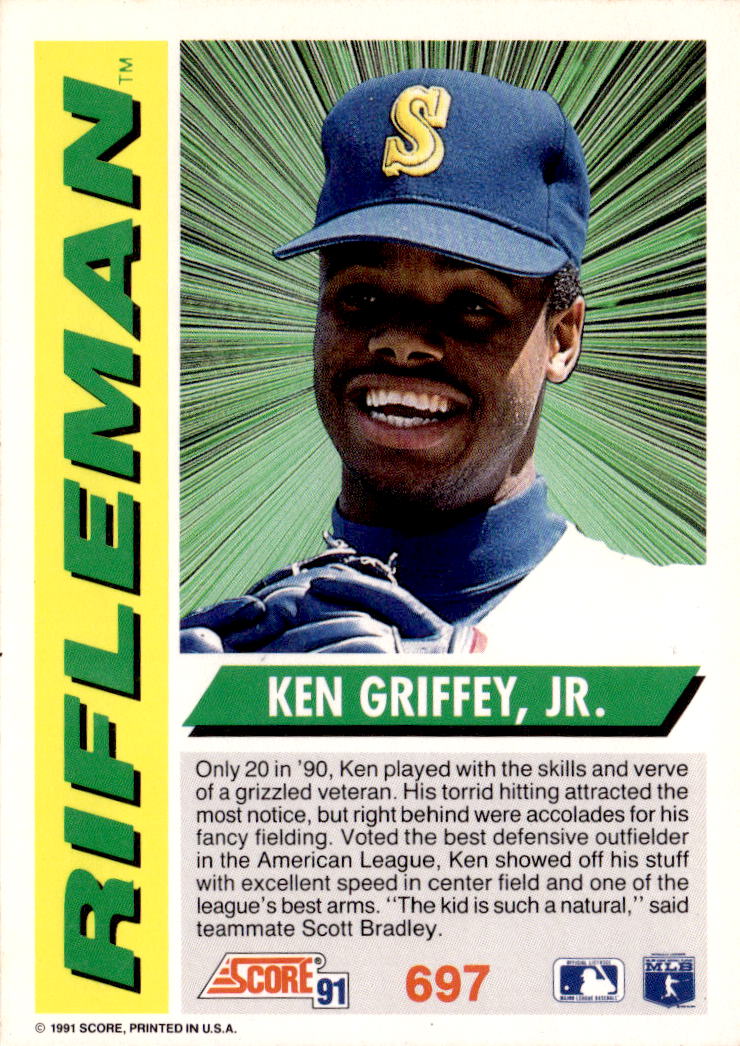 1991 Score #697 Ken Griffey, Jr.
