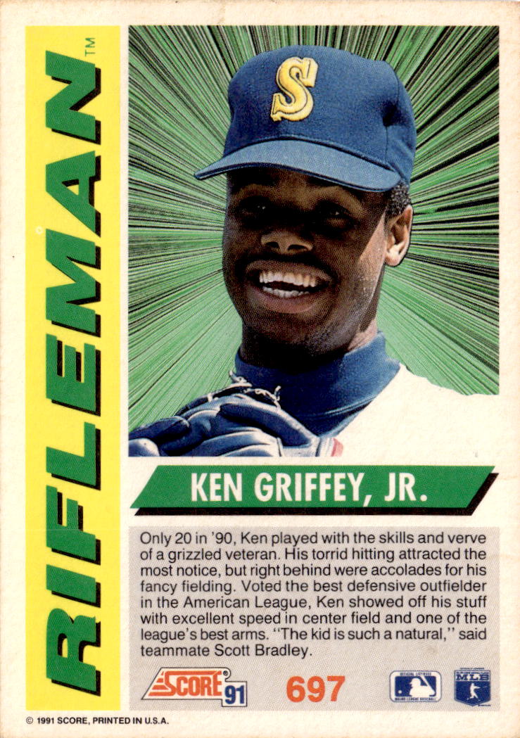 1991 Score #697 Ken Griffey, Jr.