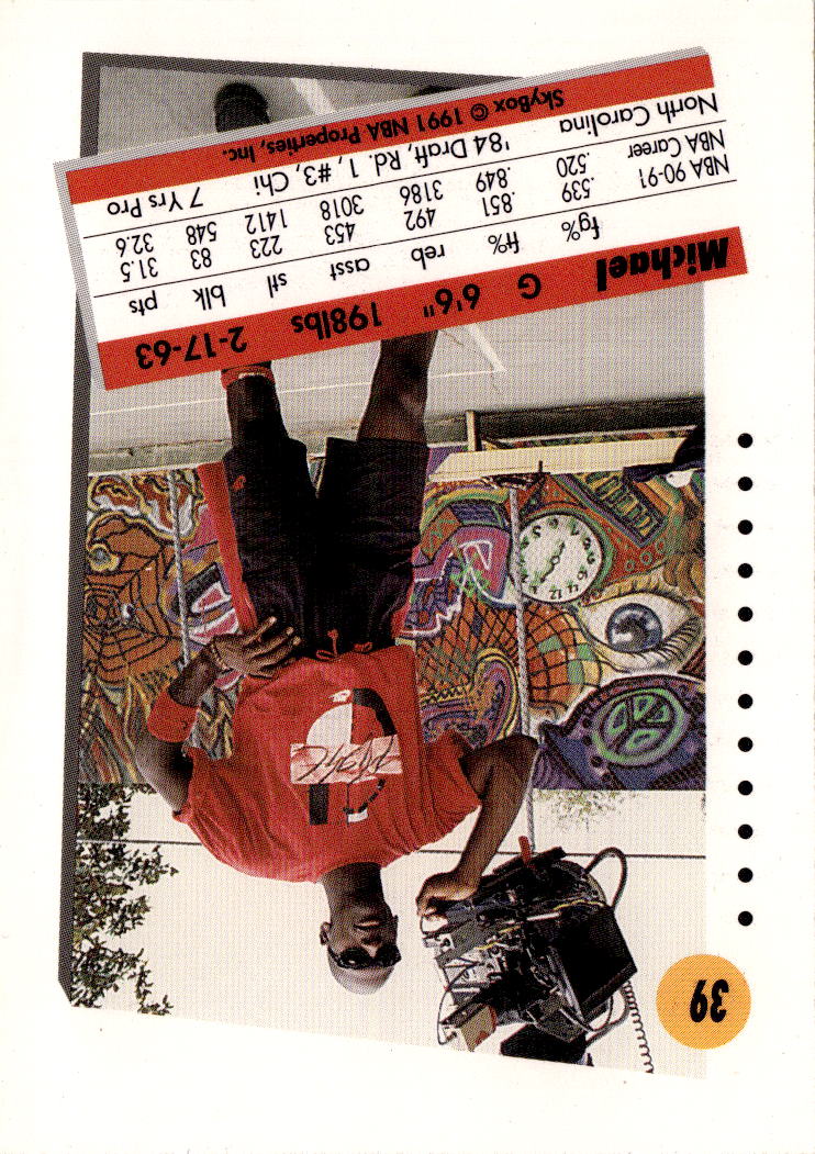 1991-92 SkyBox #39 Michael Jordan