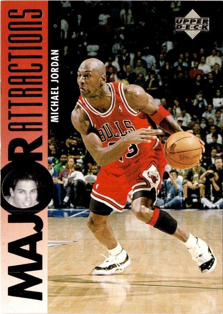 1995-96 Upper Deck #337 Michael Jordan / David Hanson