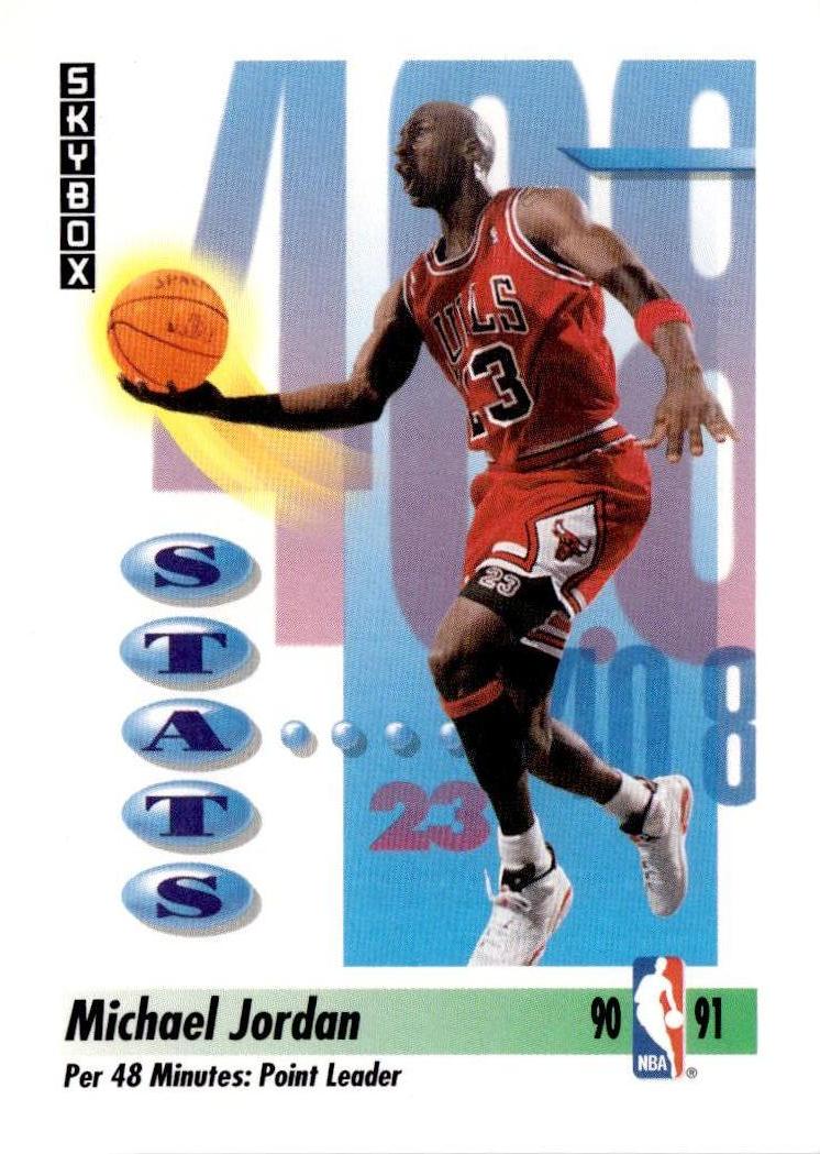 1991-92 SkyBox #307 Michael Jordan