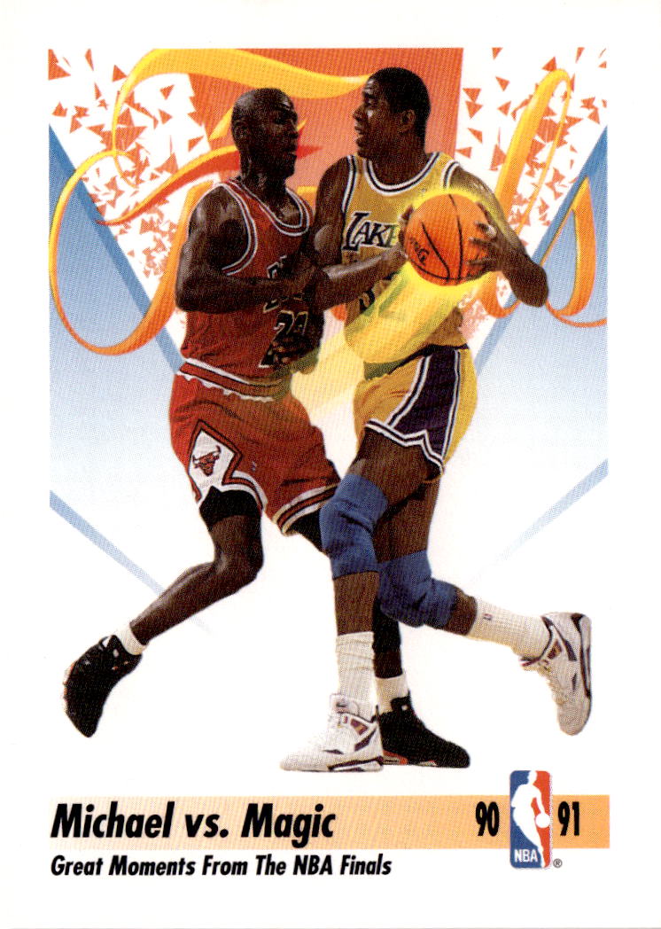 1991-92 SkyBox #333 Michael vs. Magic