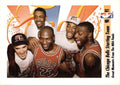 1991-92 SkyBox #337 The Chicago Bulls Starting Team